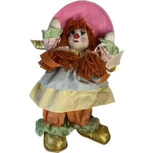 Vintage Ron Lee Clown Doll Candy Apple by Applause 15257 Preowned